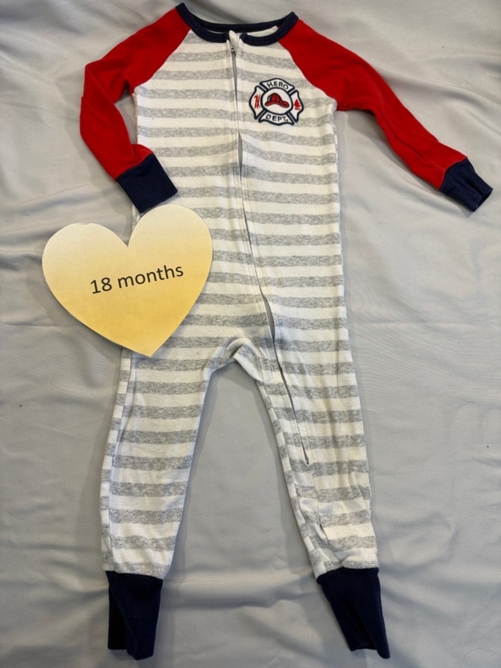Kids Headquarters - long sleeve fitted pajamas. Size 18 months